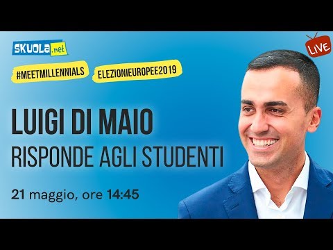 Luigi Di Maio (M5S) risponde agli studenti - #MeetMillennials #ElezioniEuropee