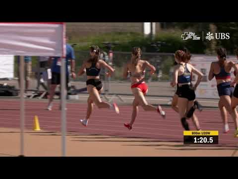 SM U20 / U23 Nottwil 2021 - 800m U20 Frauen Finale