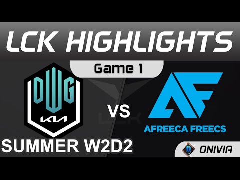 DK vs AF Highlights Game 1 LCK Summer Season 2021 W2D2 DWG KIA vs Afreeca Freecs by Onivia