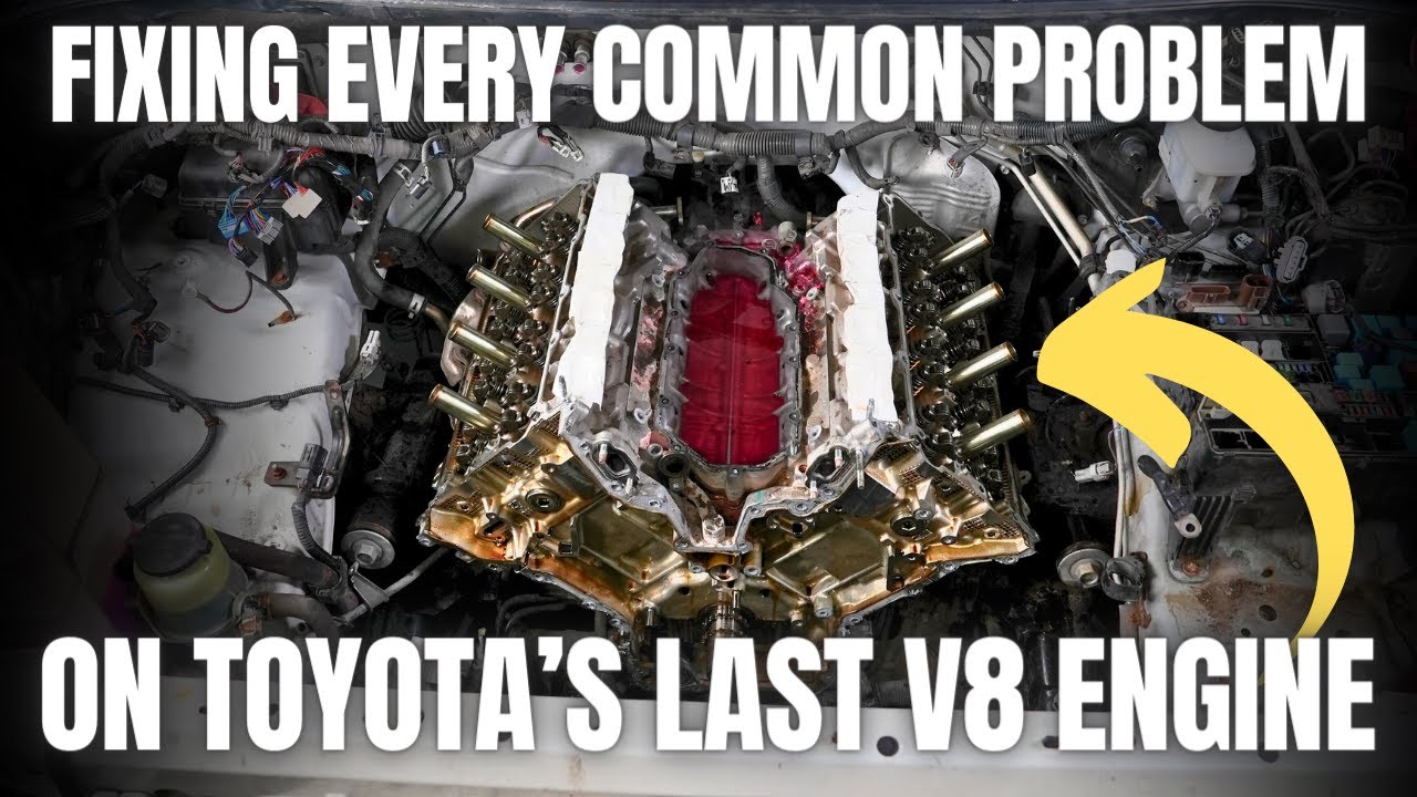 Fixing Every Common Problem with Toyota's Last V8 Engine