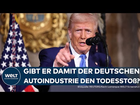 DONALD TRUMP: Deutsche Autoindustrie torpediert — 25 Prozent Zölle auf Autoimporte in die USA