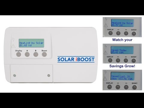 Free hot water from solar. Solar iBoost. My favourite bit of tech!