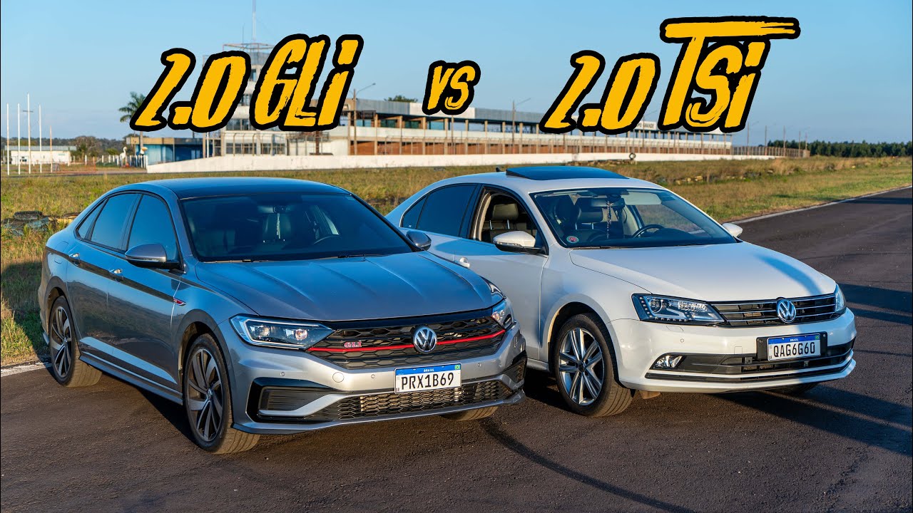 VW JETTA TSI vs. VW JETTA GLI!!🚀😱VALE A PENA 100 MIL A MAIS!?