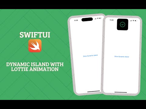SwiftUI - Dynamic Island With Lottie Animation - UI - Xcode 14.0