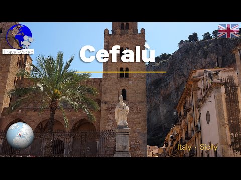 Cefalù, seaside town with a rich historical heritage, Sicily • Italy.mp4