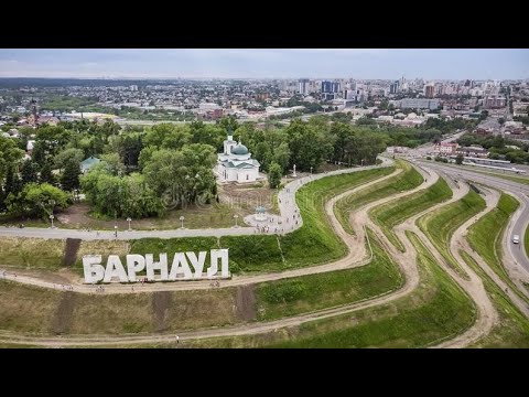 4K- Barnaul - Capital de Altay Kray Sibéria Rússia (bela cidade)