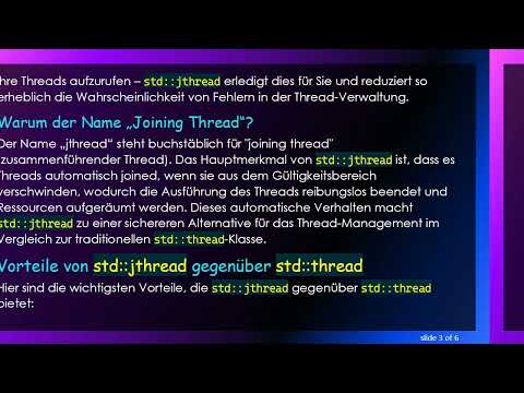Verständnis von std::jthread in C+ + 20: Ein reibungsloseres Multithreading-Erlebnis