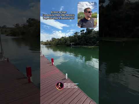 Acesso ao lago do Condomínio Real Ville Alexânia no Lago Corumbá 4 em Alexânia/GO