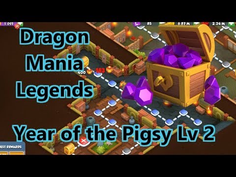 Dragon Mania Legends (PC) - Year of the Pigsy Level 2 Completed!