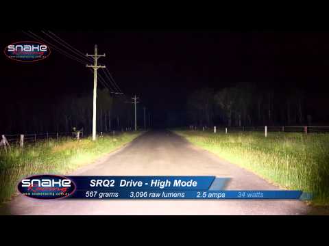 Rigid industries Hi/Lo SRQ2 Drive beam pattern - Snake Racing