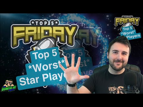 Top 5 Worst Blood Bowl Star Players (June 2022) - Top 5 Friday (Bonehead Podcast)