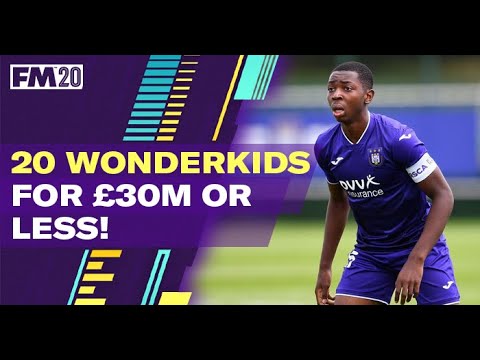 FM20 Cheap Wonderkids for £30m Or Less | Best Football Manager 2020 Wonderkids *UPDATED*