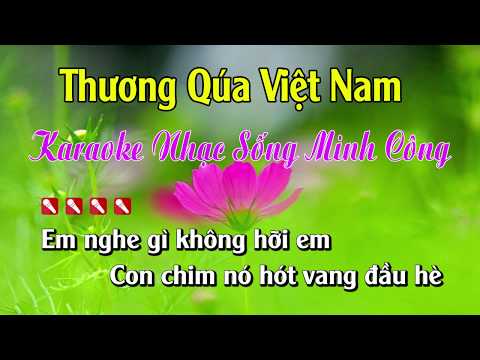 Thương Qúa Việt Nam Karaoke Nhạc Sống