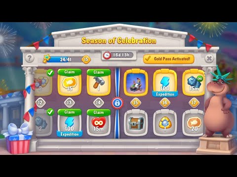 @Fishdom Win Strikes Atlantis Cup Stage 94 - 100. Season of Celebration Level 14 🔓