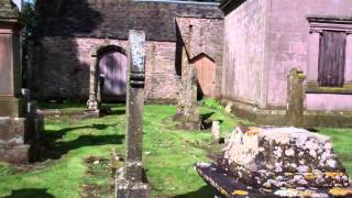 preview picture of video 'Aberuthven Parish Church Graveyard Perthshire Scotland August 29th'
