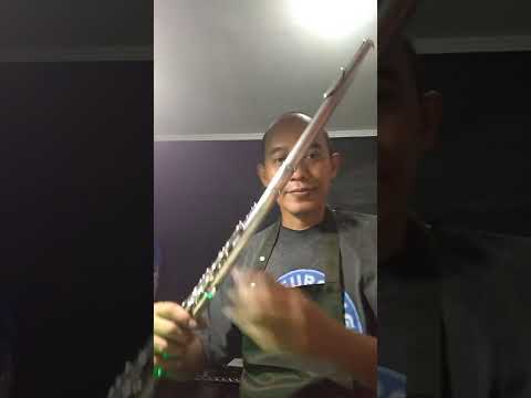 test play Flute Yamaha - YFL 614 and YFL 884 . close hole & open hole