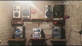Video thumbnail for Aiwa CX-NAJ20  con parlantes LG by song club18