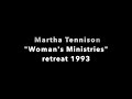 Martha Tennison Snemn 1993 Women S Conference