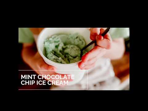 Homemade Mint Chocolate Chip Ice Cream