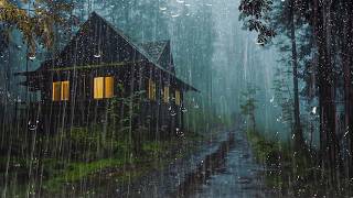 Rain and Thunder Sounds for Deep Sleep - Powerful Rainstorm & Rumbling Thunder for Deep Rest, Relax