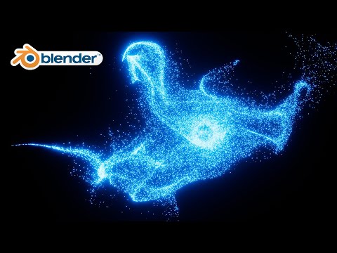 Blender - Sci-Fi Particle Simulation in Eevee Blender 2.8