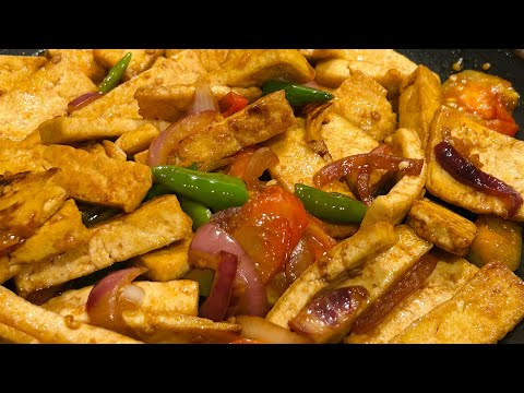 Simple Tofu recipe: plant-based twist on Bhutanese cuisine #bhutanesefood #bhutaneats