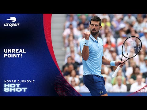 Djokovic Wins Unbelievable Point Against Alcaraz | 2025 US Open
