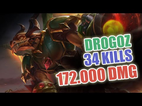 DROGOZ 34 KILLS E 172.000 DE DANO - Paladins Ranked Gameplay