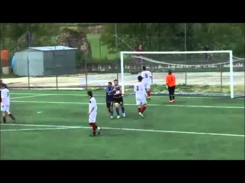 Villa Sant'Angelo - New Team Pizzoli  rigore del 2-2