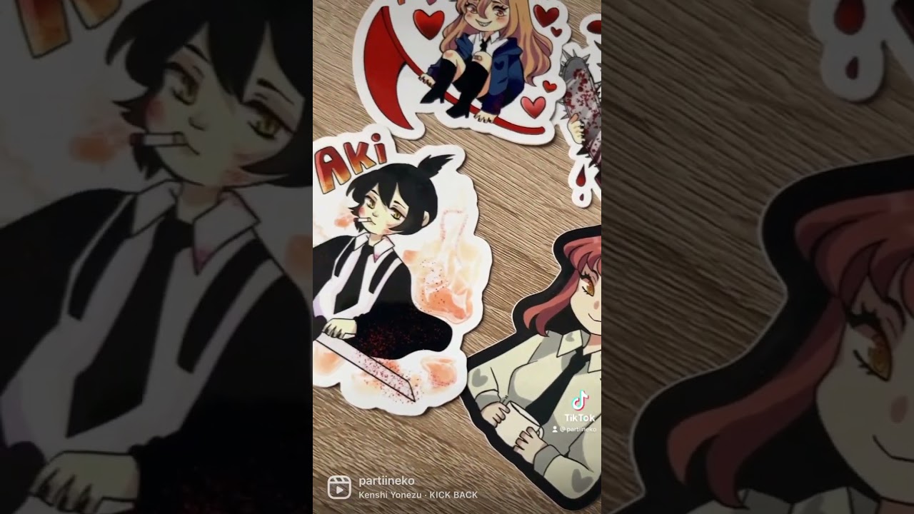 ✨Chainsaw Man Sticker Collection! ✨ #chainsawman #etsy