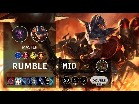 Rumble Mid vs Cassiopeia - EUW Master Patch 10.16