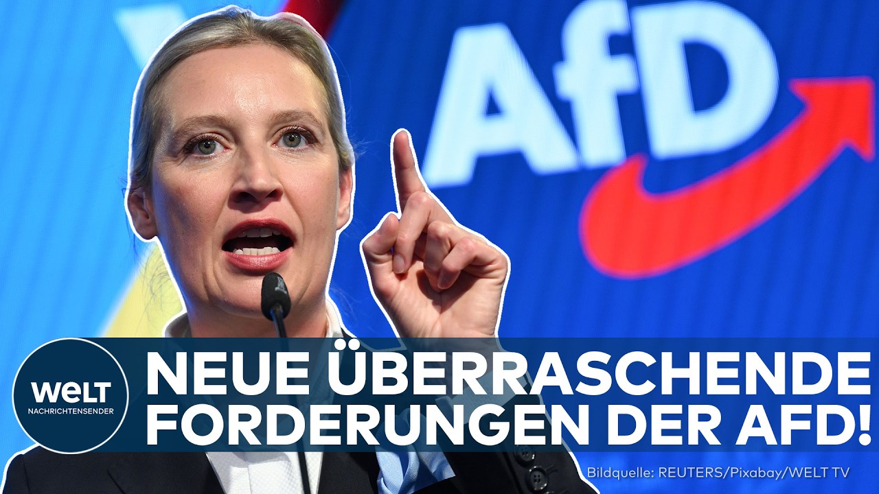 DEUTSCHLAND: AfD vollzieht offenbar Kurswechsel! Überraschende neue Forderungen!