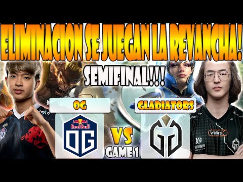 OG VS GLADIATORS BO3[GAME 1]SEMIFINAL-WISPER, 23SAVAGE VS CCNC, WATSON-ESL ONE BANGKOK 2024:WEU-DOTA