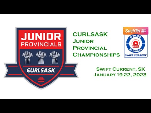 Elizabeth Kessel vs. Madison Kleiter - PAGE 1v2 - CURLSASK Junior Women's Provincials