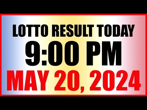 Lotto Result Today 9pm Draw May 20, 2024 Swertres Ez2 Pcso