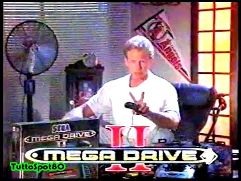 Spot -  Sega MEGA DRIVE 2 - 1993 con Ian Ziering di BEVERLY HILLS 90210
