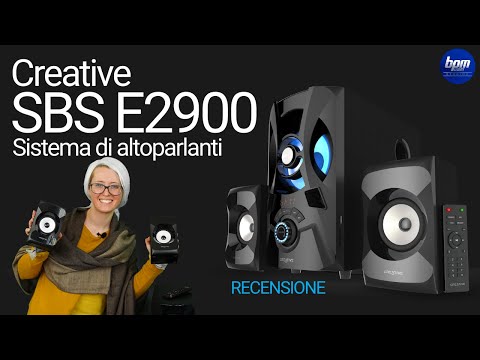 Creative belaidės kolonėlės 2.1 SBS E2900, Juodos spalvos video