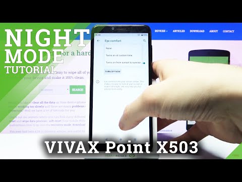 How to Enable Night Mode on VIVAX Point X503 – Eye Comfort