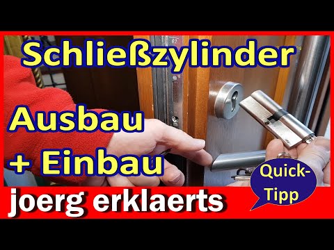 💥Quick-Tipp 8 Schließzylinder ausbauen + einbauen DIY Tutorial No.394