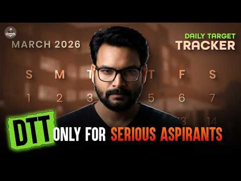March 2026 Daily Target Tracker  Bank Exams 2026 🔥 | Only For Serious Bank Aspirants | By Saurav Sir