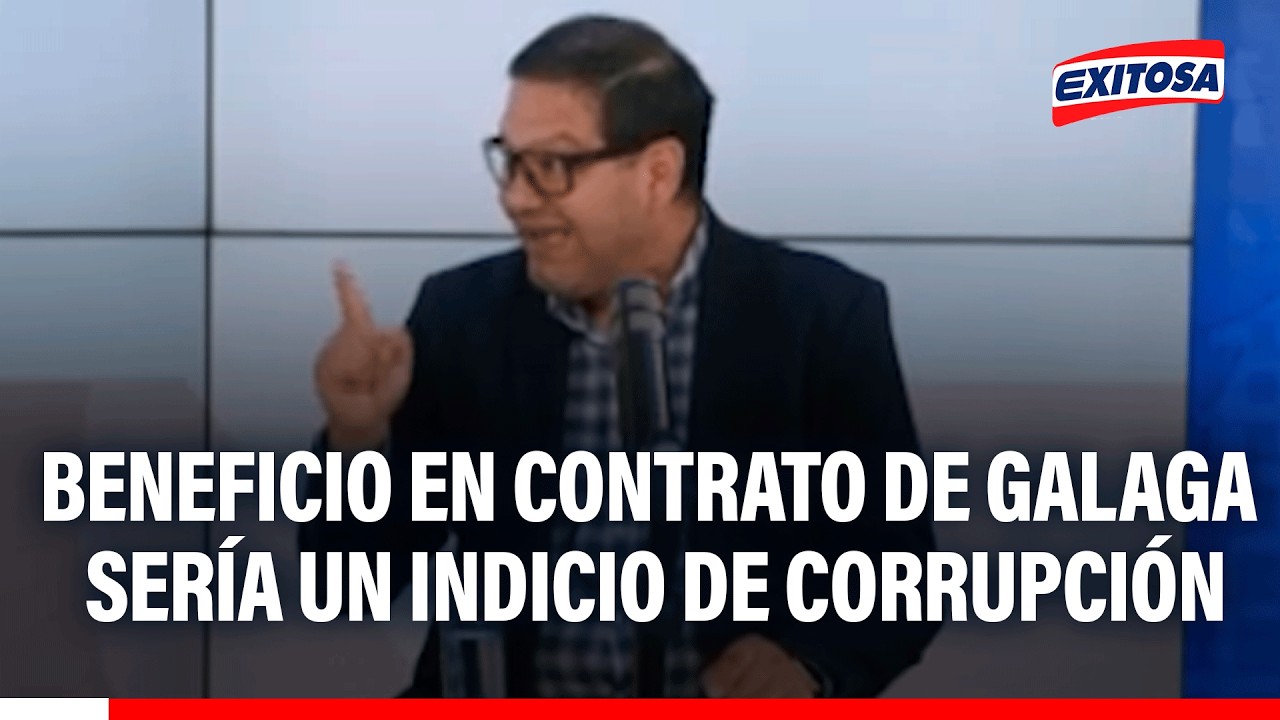 🔴🔵 Empresa Galaga habría recibido beneficio y eso es un indicio de corrupción, indica exprocurador
