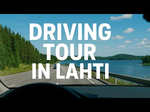 Driving Tour Through Liipola, Lahti 🚗 | 4K City Drive