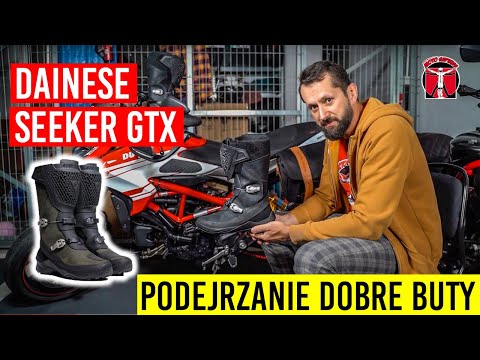 Dainese Seeker GTX - zaskakująco wygodne buty spełniające najwyższe certyfikaty bezpieczeństwa