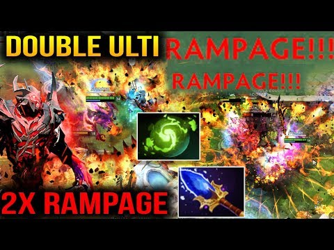 WTF 44 KILL 2X RAMPAGE with Double Ultimate - GH Dota 2 7.07