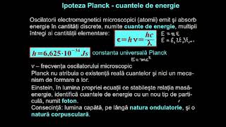 Ipoteza Planck. Fotonul. Explicarea efectului fotoelectric cu modelul corpuscular.