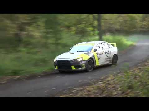 K. Brzozowski/A. Szadejko  (Evo X) - 3. Rajd Wilka (23.10.2022)