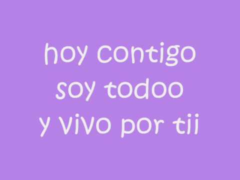 Rendirme En Tu Amor - Anahi feat. Carlos Ponce [letra] COMPLETA