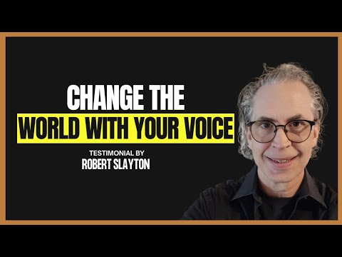 Testimonial | Change the World With Your Voice 🎤