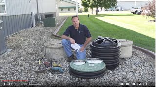 How to install septic tank risers  - DIY and Save!