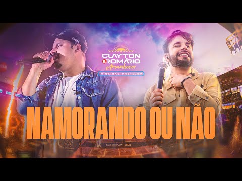 Clayton & Romário - Namorando Ou Não - No Ribeirão Rodeo Music (Amanhecer)